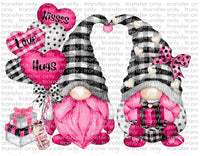 Gnomes Kisses Love Hugs - Waterslide, Sublimation Transfers