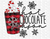 Hot Chocolate Season - Waterslide, Sublimation Transfers