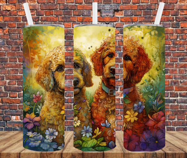 Golden Doodles - Tumbler Wrap Sublimation Transfers