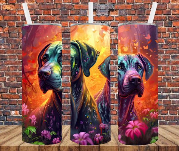 Great Dane - Tumbler Wrap Sublimation Transfers