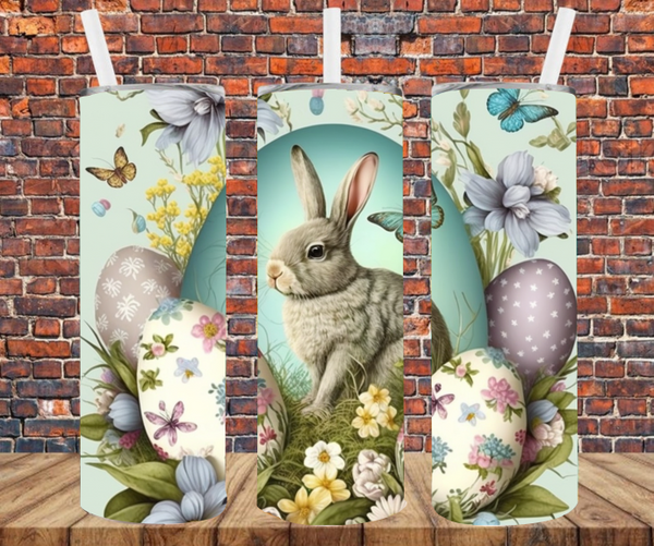 Easter Bunny - Tumbler Wrap - Sublimation Transfers