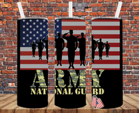 National Guard - Tumbler Wrap - Sublimation Transfers