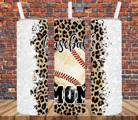 Baseball Mom - Tumbler Wrap Sublimation Transfers