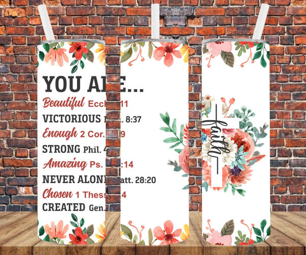 You Are... - Tumbler Wrap - Sublimation Transfers