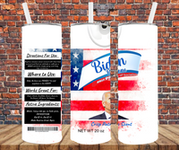 Biden Be Gone Spray - Tumbler Wrap - Sublimation Transfers