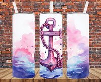 Anchor - Tumbler Wrap - Sublimation Transfers