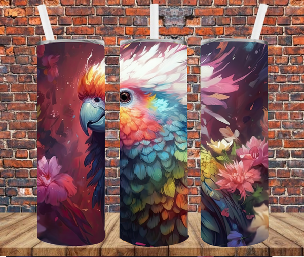 Cockatoo  - Tumbler Wrap Sublimation Transfers