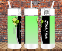 Bitch Stick - Tumbler Wrap - Sublimation Transfers