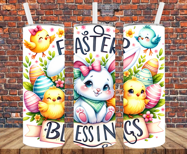 Easter Blessings - Tumbler Wrap - Sublimation Transfers
