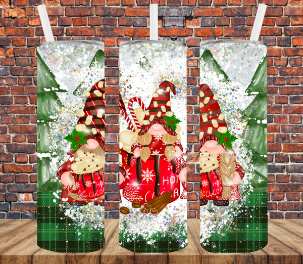 Christmas Gnomes - Tumbler Wrap Vinyl Transfers