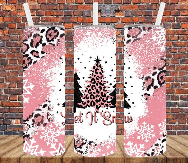 Let It Snow - Tumbler Wrap Sublimation Transfers