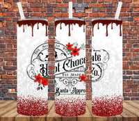 Santa Approved Hot Chocolate - Tumbler Wrap Vinyl Transfers