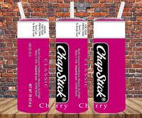 Classic Lip Balm - Tumbler Wrap Sublimation Transfers