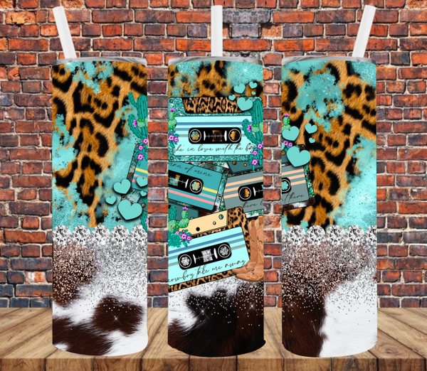 Country Music Mix Tapes - Tumbler Wrap Sublimation Transfers