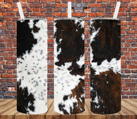 Cowhide - Tumbler Wrap Vinyl Transfers