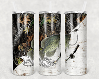 Crappie Fishing - Tumbler Wrap Vinyl Transfers