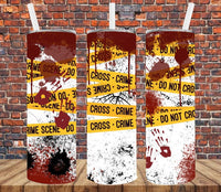 True Crime Junkie - Tumbler Wrap Sublimation Transfers