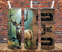 Buck Dad - Tumbler Wrap - Sublimation Transfers