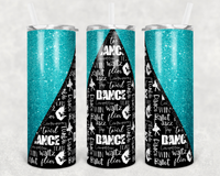 Dance - Tumbler Wrap Vinyl Transfers