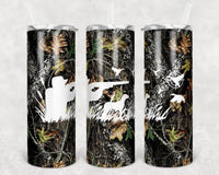 Duck Hunting - Tumbler Wrap Vinyl Transfers