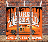 Dukes of Hazzard - Tumbler Wrap Vinyl Transfers