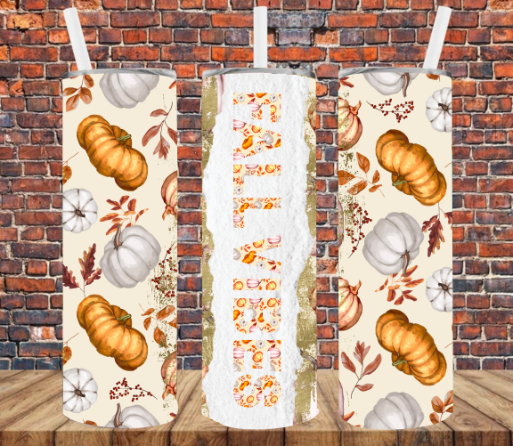 Fall Vibes - Tumbler Wrap Sublimation Transfers