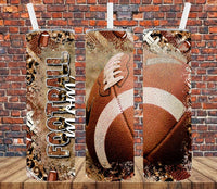 Football Mom - Tumbler Wrap Vinyl Transfers