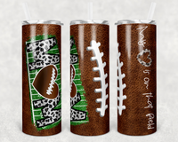 Football Mom - Tumbler Wrap Vinyl Transfers