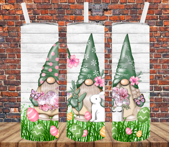 Easter Gnome Bunny - Tumbler Wrap Sublimation Transfers