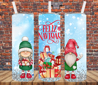 Feliz Navidad - Tumbler Wrap Vinyl Transfers