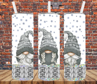 Sweater Knit Gnome - Tumbler Wrap Sublimation Transfers