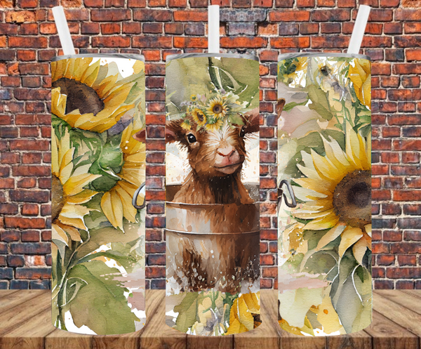 Adorable Baby Goat - Tumbler Wrap Sublimation Transfers