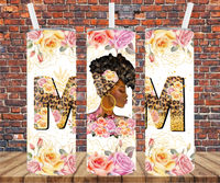 Floral Mom - Tumbler Wrap - Sublimation Transfers