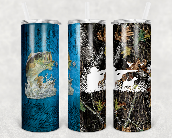 Hunting & Fishing - Tumbler Wrap Vinyl Transfers