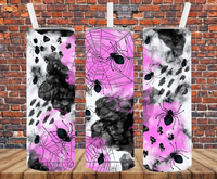 Smokey Web & Spiders - Tumbler Wrap - Sublimation Transfers