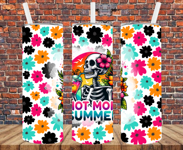 Hot Mom Summer - Tumbler Wrap - Sublimation Transfers