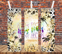 Hot Mom Summer - Tumbler Wrap Sublimation Transfers