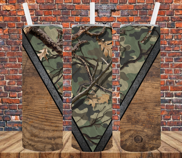 Camo Hunting - Tumbler Wrap Vinyl Transfers