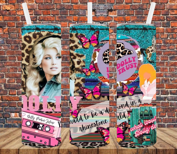 Country Music Legend - Tumbler Wrap - Sublimation Transfers