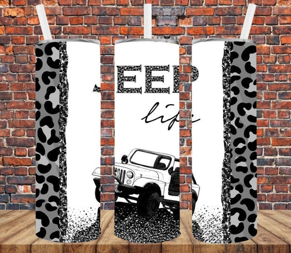 Off Road Life - Tumbler Wrap Sublimation Transfers