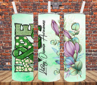 Kidney Disease Awareness - Tumbler Wrap Vinyl Transfers