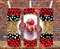 Lady Bugs - Tumbler Wrap - Sublimation Transfers