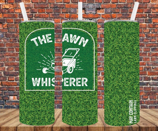 The Lawn Whisperer - Tumbler Wrap Vinyl Transfers