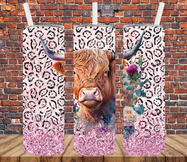 Country Cow - Tumbler Wrap Sublimation Transfers