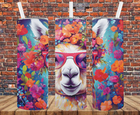 Sassy Llama - Tumbler Wrap - Sublimation Transfers