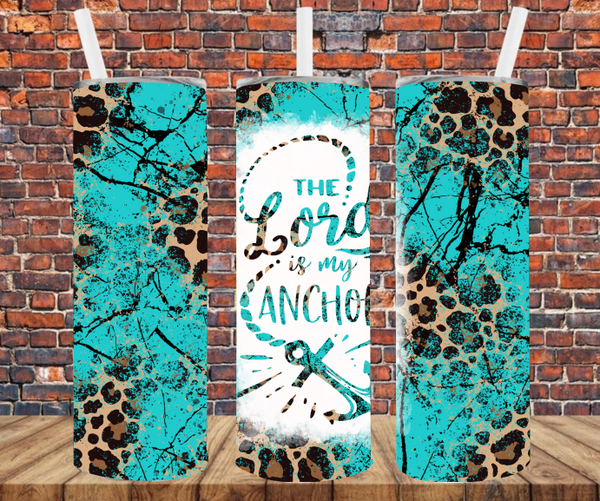 The Lord Is My Anchor - Tumbler Wrap - Sublimation Transfers