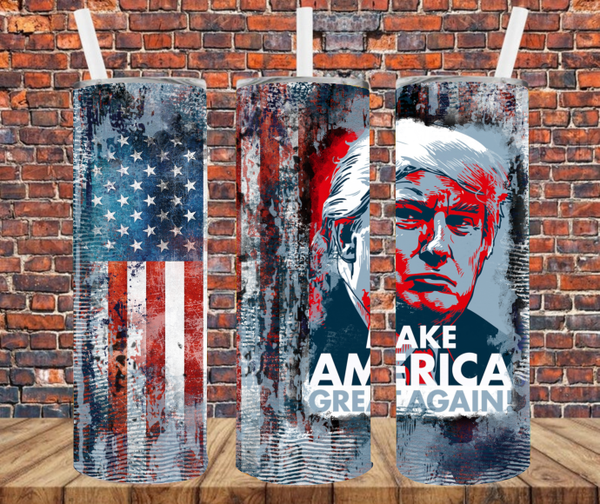 Make America Great Again MAGA - Tumbler Wrap Sublimation Transfers