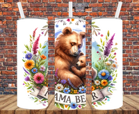 Mama Bear - Tumbler Wrap - Sublimation Transfers