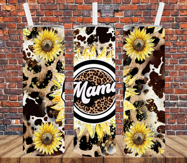 Mama Sunflowers - Tumbler Wrap Sublimation Transfers