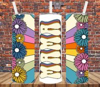 Groovy Mama - Tumbler Wrap Sublimation Transfers